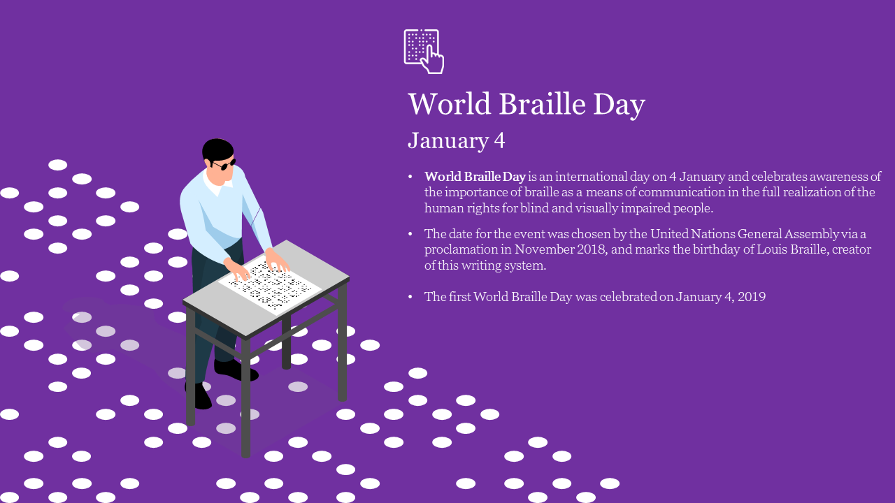 World Braille Day Theme